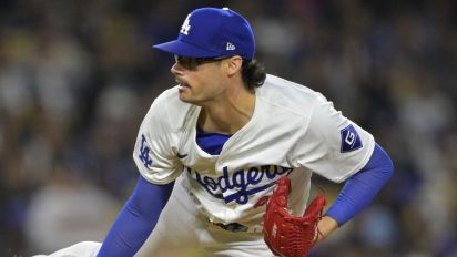 Getty Images - LOS ANGELES, CALIFORNIA - APRIL 16: Joe Kelly #99 of the Los Angeles Dodgers pitches against the Washington Nationals at Dodger Stadium on April 16, 2024 in Los Angeles, California. (Photo by Jayne Kamin-Oncea/Getty Images)