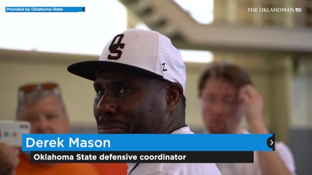 'Our game is blue collar': Oklahoma State defensive coordinator Derek Mason talks program