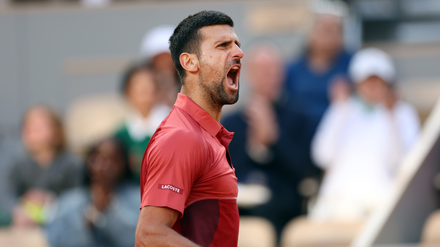 Yahoo Sports - For the second consecutive match at the French Open, defending champion Novak Djokovic rallied after losing two sets to win in five sets. He advances to the quarterfinals with the win