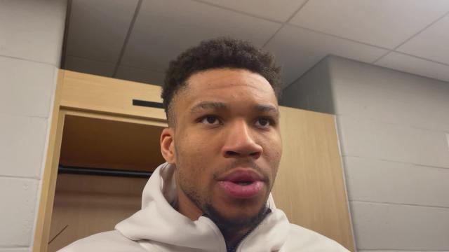 Giannis Antetokounmpo talks about the Indiana Pacers' strategy to foul him late on Jan. 27