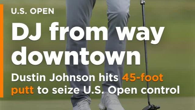 Dustin Johnson pours seizes U.S. Open control behind four birdies, including a 45-foot putt