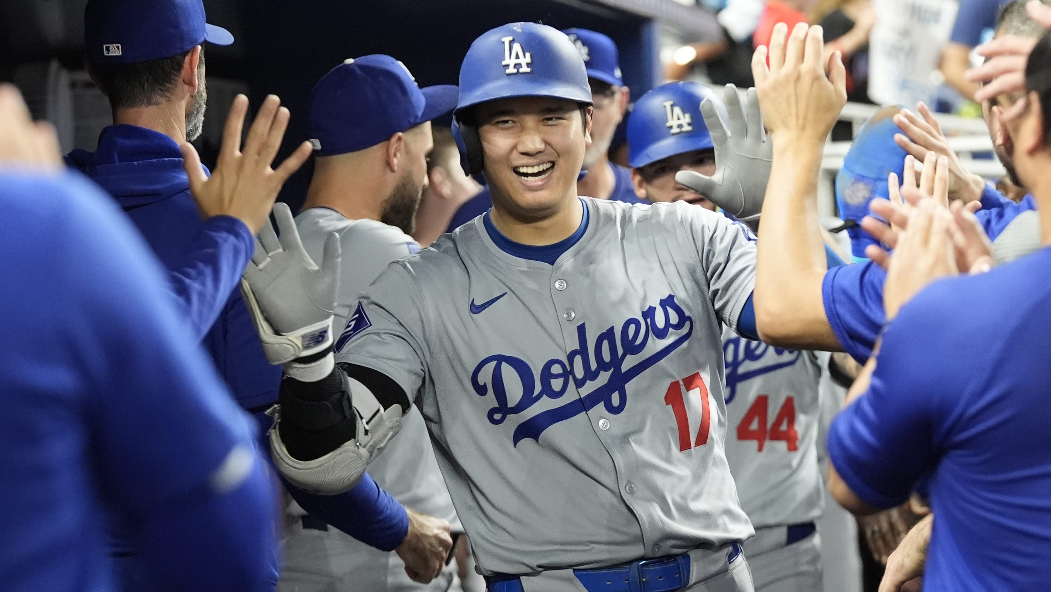 Shohei Ohtani hits historic 50-50 mark with night for the ages