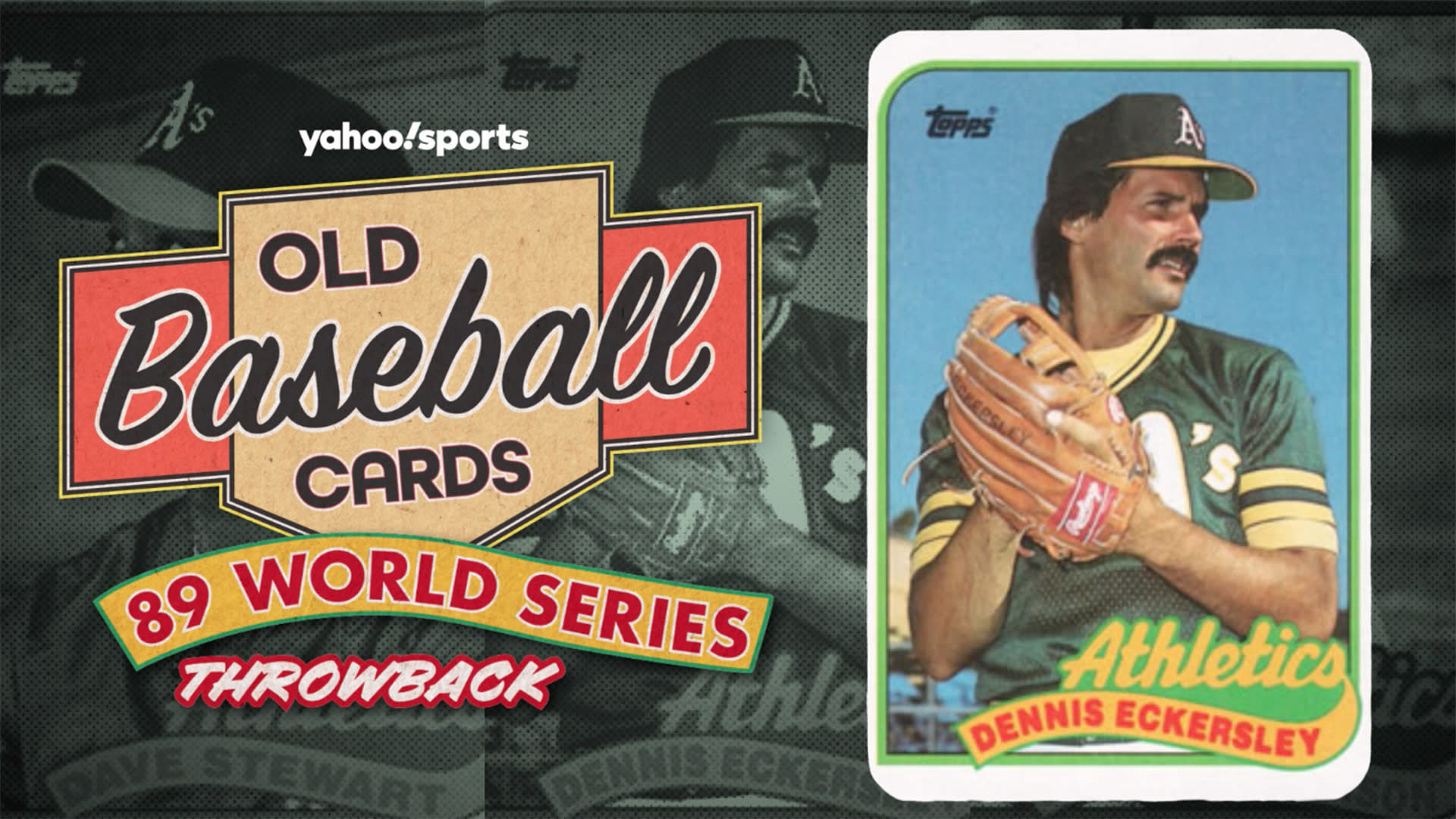 Dennis Eckersley recalls the 1989 World Series on 'Old Baseball Cards