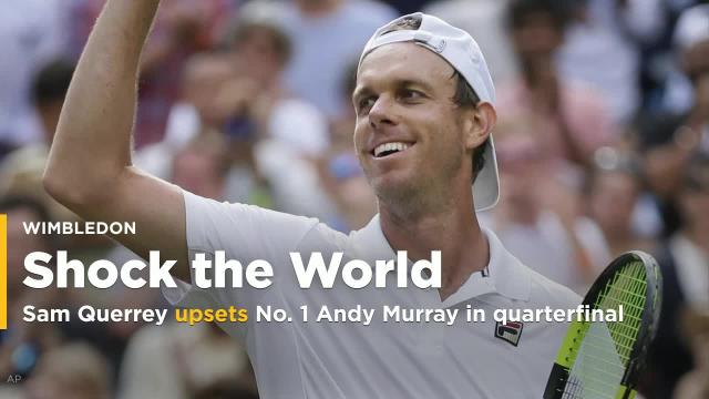 Sam Querrey shocks world No. 1 Andy Murray in Wimbledon quarterfinal