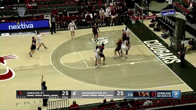 Highlights: Balanced attack leads Washington State women's basketball past Oregon State, 58-51