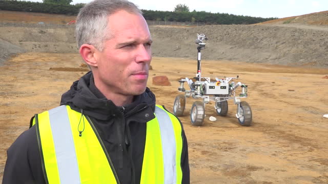 Un rover spatial testé dans la carrière de Milton Keynes avant de décoller en mission