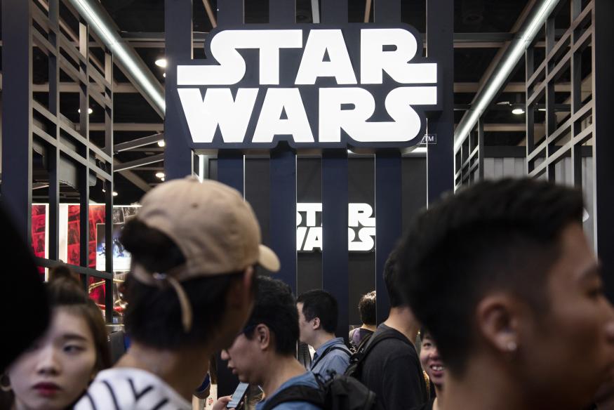 HONG KONG, CHINA - 2019/07/28: Visitors are seen at Disney's Star Wars booth during the Ani-Com & Games event in Hong Kong. (Photo by Budrul Chukrut/SOPA Images/LightRocket via Getty Images)