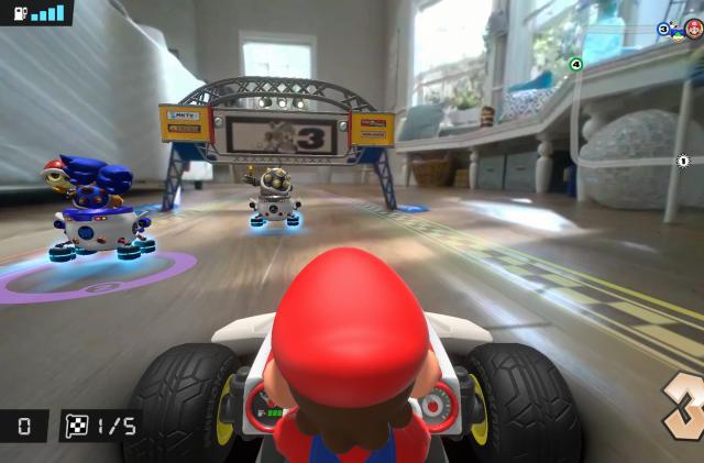 Your living room will become a racing battleground, populated by troublesome Koopas.