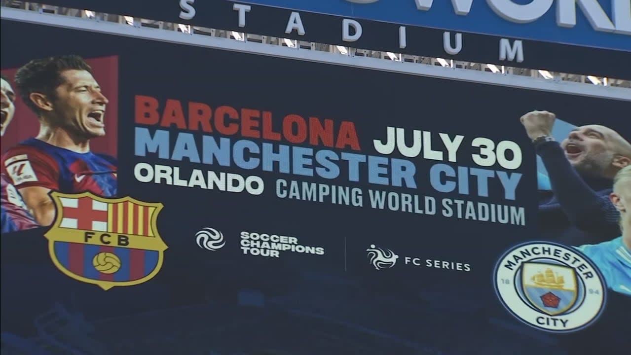 Manchester City, FC Barcelona will clash at Camping World