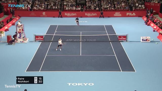 Kei Nishikori's epic 'fake and bake' play