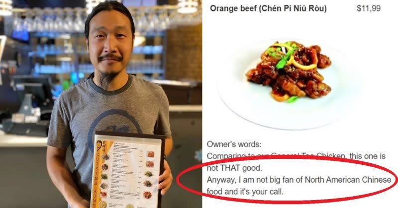 Chinese restaurant becomes internet sensation with their GROSS honest menu reviews