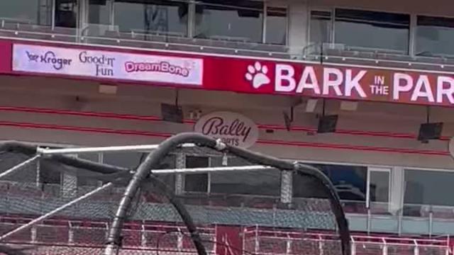 Joe Burrow hits batting practice homers at GABP