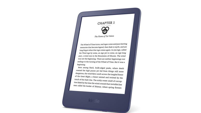 Image of the new Kindle (2022) in 'Denim' (Blue)