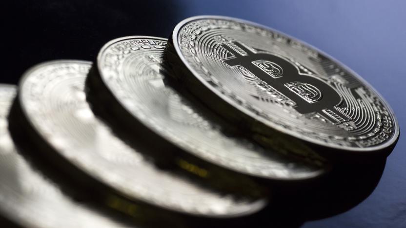 TOKYO, JAPAN - JUNE 05: In this photo illustration visual representations of the digital currency Bitcoin are seen on June 5, 2019 in Tokyo, Japan. Former Mt. Gox Chief Executive Officer Mark Karpeles held a press conference at the Foreign Correspondents' Club of Japan today. Mt. Gox, once the world largest cryptocurrency exchange, collapsed in 2014 after the hacking of 650,000 bitcoins. Karpeles was arrested in 2015 and held for 11 months without bail on three criminal charges. (Photo by Tomohiro Ohsumi/Getty Images)