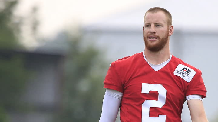 NFL's Carson Wentz Welcomes Baby Girl the Same Week He Signed with New Team