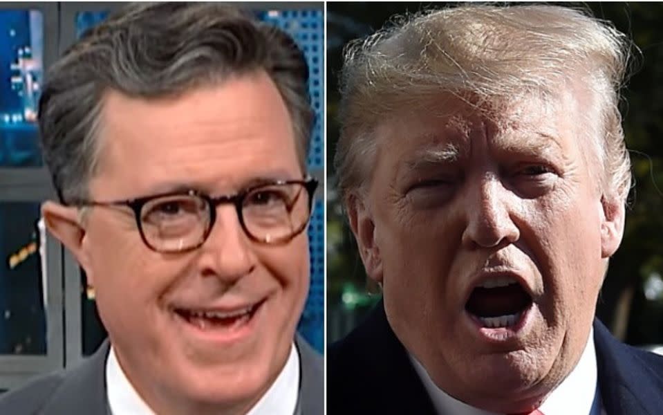 Stephen Colbert Pokes Trump Right In His Sorest Of All Sore Spots