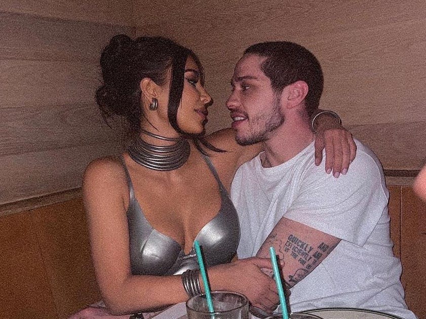 Kim Kardashian says she and Pete Davidson 'inject our pimples together' as part ..