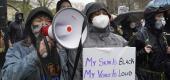 Protest over George Floyd's death. (AP)