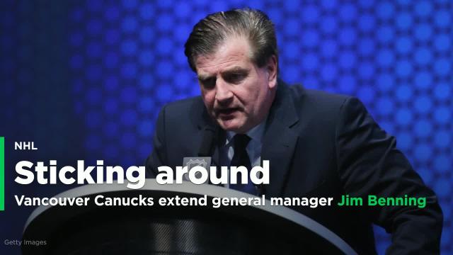 Canucks sign GM Jim Benning to multiyear contract extension