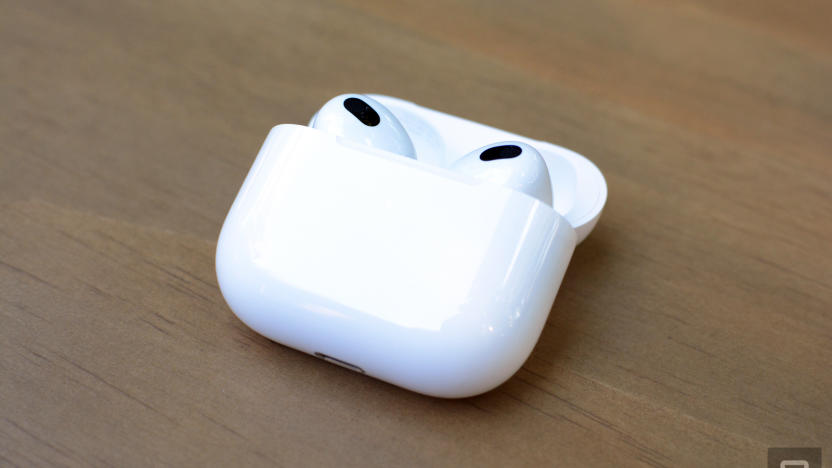 Apple AirPods in case