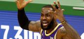 LeBron James of the Los Angeles Lakers. (Getty Images)