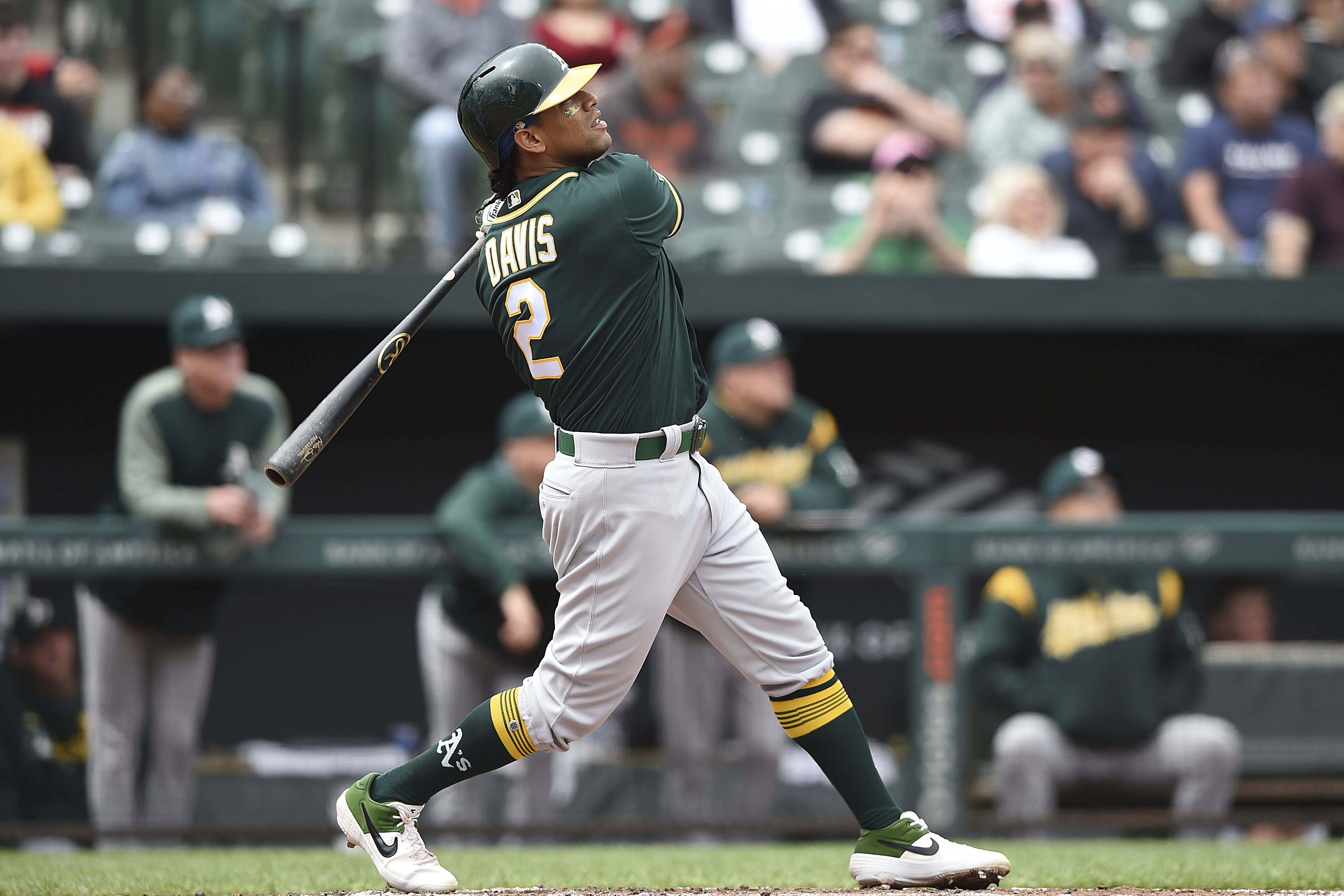 Khris Davis homers twice to lead Athletics past Orioles 85