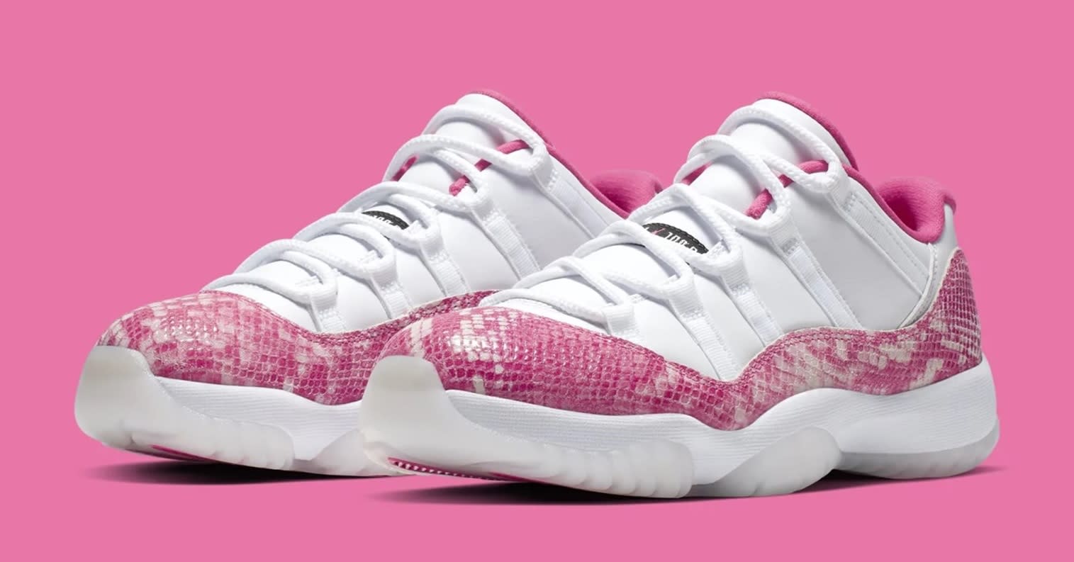 新聞分享 粉蛇 現蹤air Jordan Xi Low Pink Snakeskin 發售時間公開