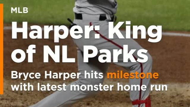 Bryce Harper hits important milestone with latest monster home run