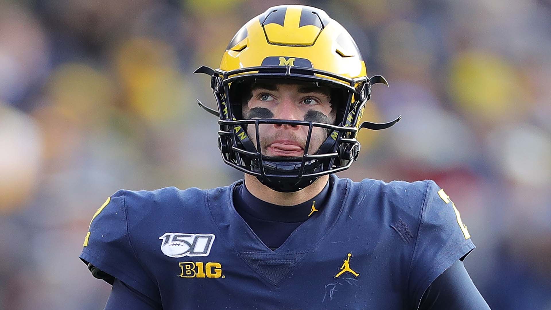 Michigan football's Donovan Peoples-Jones suits up vs. Wisconsin