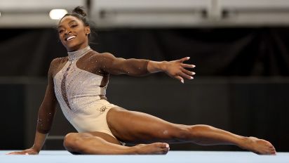  - Simone Biles extended her record with another all-around title at the U.S. championships on Sunday