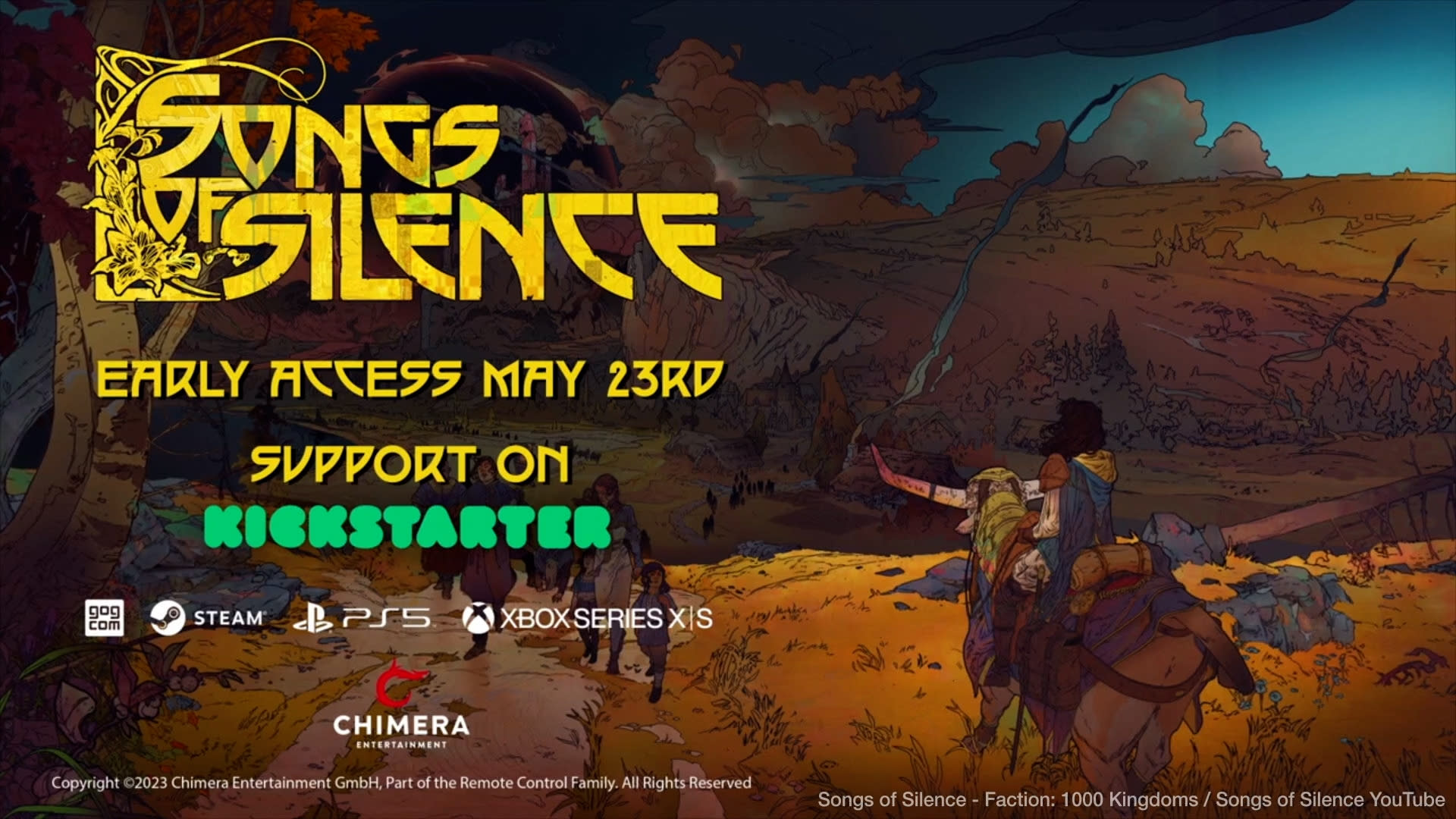 Songs of Silence gets May release on Steam early access