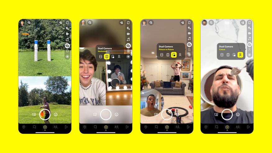 Snapchat brings 'Dual Camera' recording to in-app | Engadget