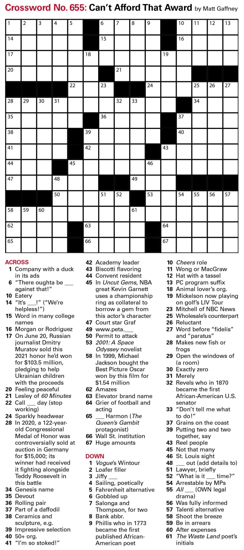 puzzles printable crossword issue july 8 july 15 2022