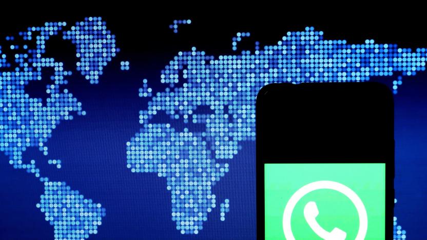 INDIA - 2020/04/07: In this photo illustration a WhatsApp logo seen displayed on a smartphone. (Photo Illustration by Avishek Das/SOPA Images/LightRocket via Getty Images)