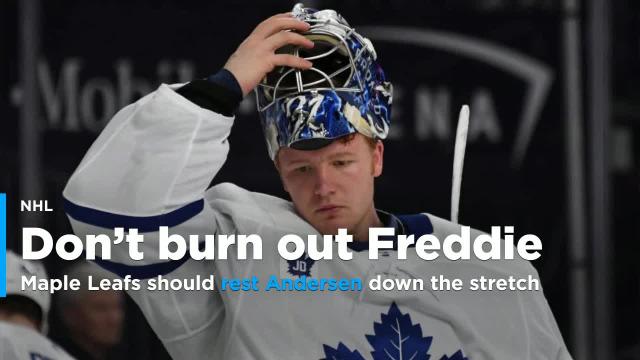 Maple Leafs should rest workhorse goalie Andersen