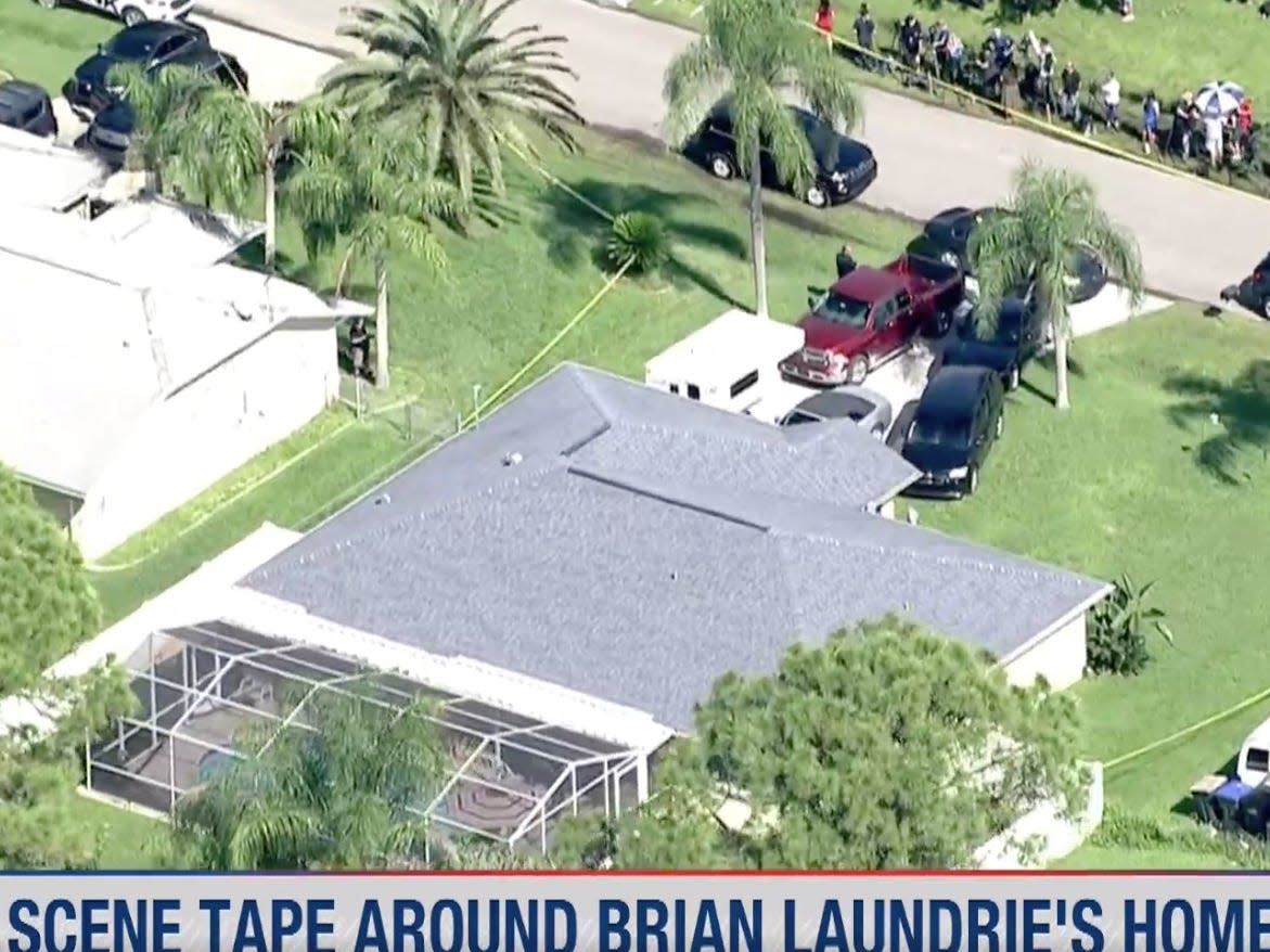 The FBI searched the home of Brian Laundrie's parents as authorities declared the house a crime scene