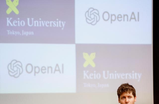 Sam Altman, CEO of ChatGPT maker OpenAI, attends an open dialogue with students at Keio University in Tokyo, Japan June 12, 2023. REUTERS/Issei Kato