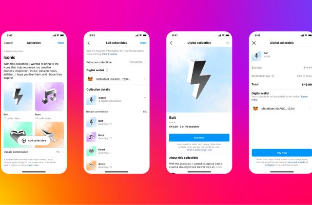 Instagram will allow select creators to sell NFTs.