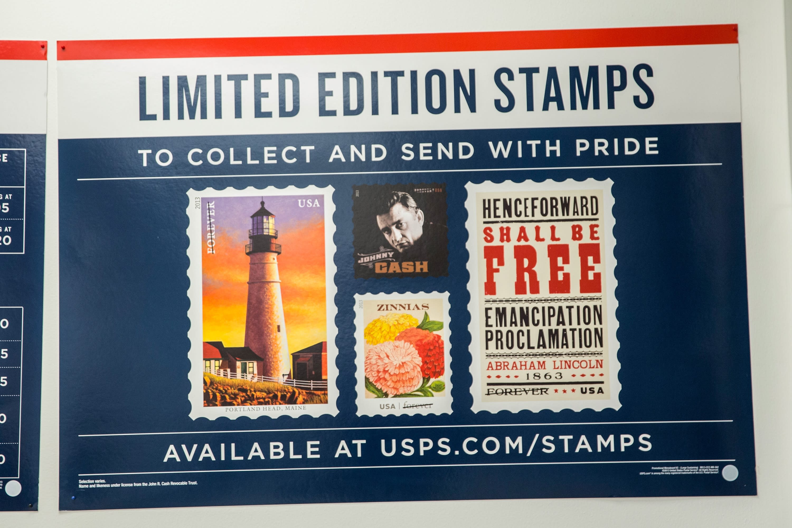 Us postage stamps book