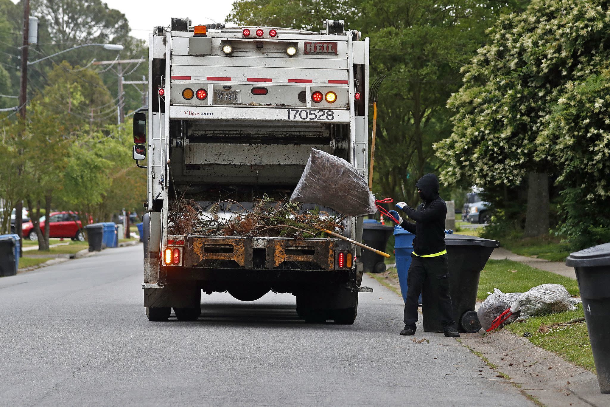 Virginia Beach waste management employees refuse to collect trash on