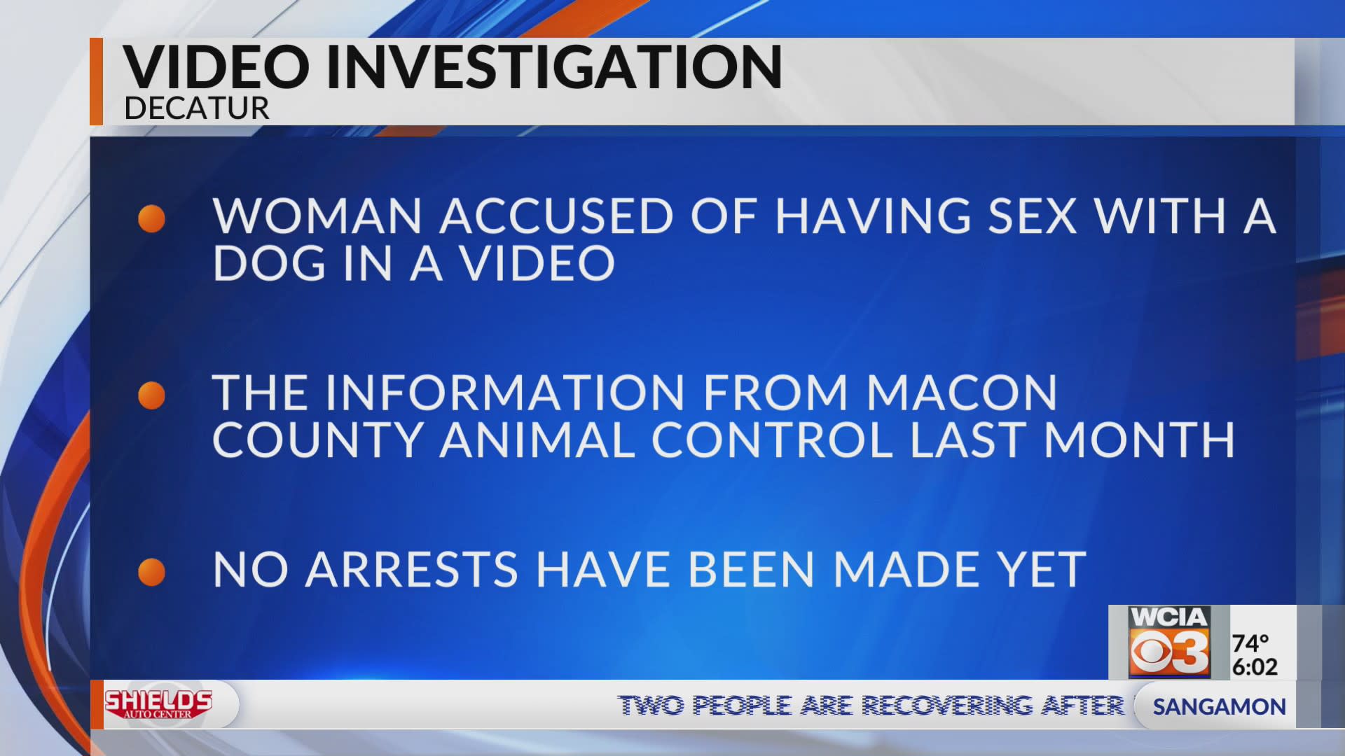 Woman investigated by Decatur Police for video of sex with dog