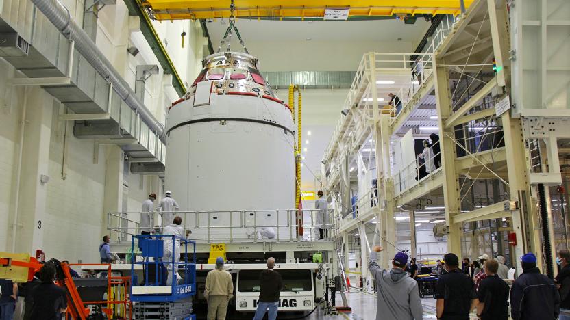 Lockheed Martin Orion-Artemis-I spacecraft at NASA.