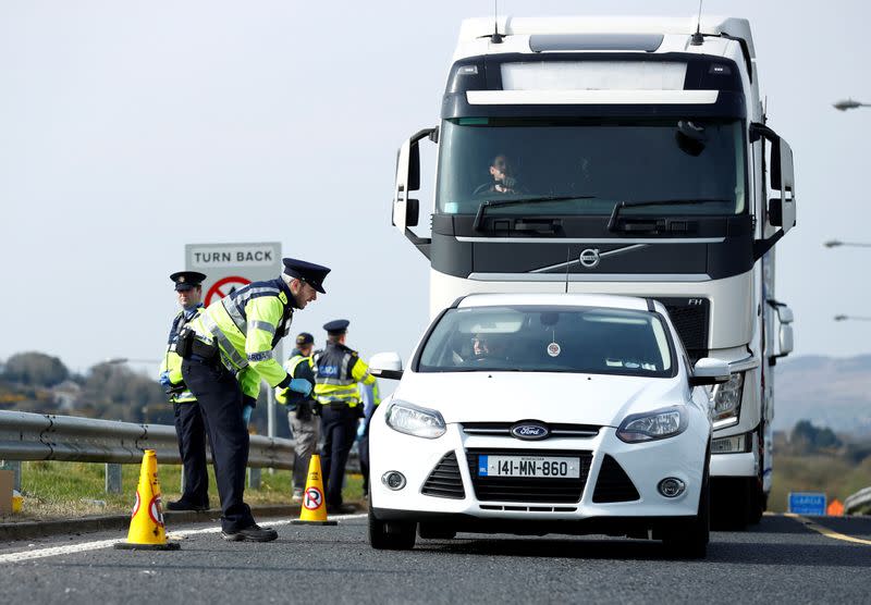 Coronavirus checkpoints help Irish police seize drugs, weapons