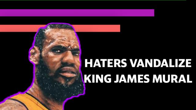 The Rush: Hater vandalizes LeBron James mural in Los Angeles