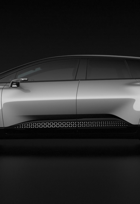 Watch Faraday Futures New Electric Car Smoke A Tesla Model