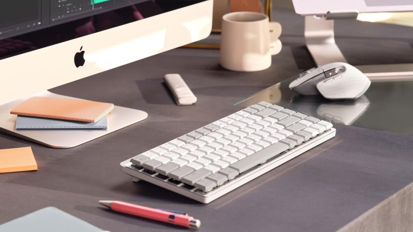 Lifestyle image of Logitech's MX for Mac range