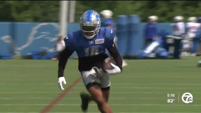 NY Giants joint practice with Detroit Lions in training camp