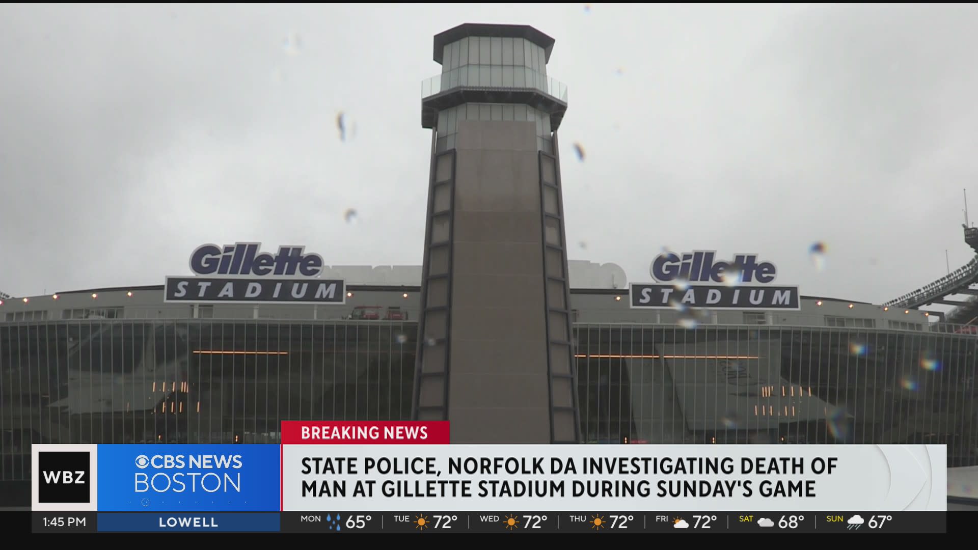 Fan Dies At Gillette Stadium After Patriots Game