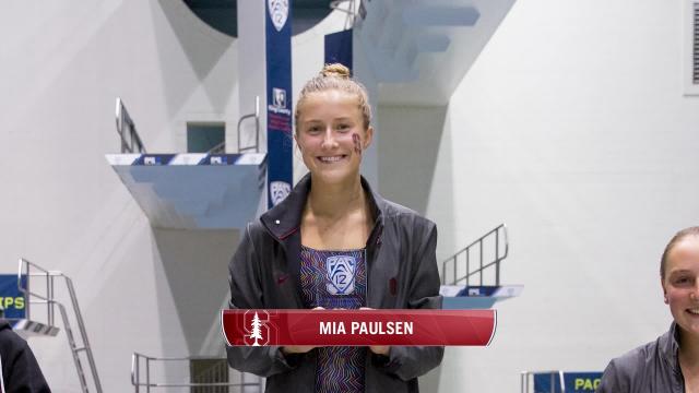The Pac-12 Network salutes graduating seniors competing in the 2021 Pac-12 Women's Diving Championship
