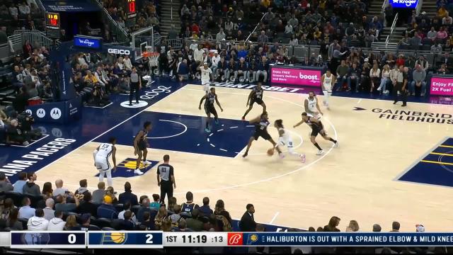 Ziaire Williams with an alley oop vs the Indiana Pacers